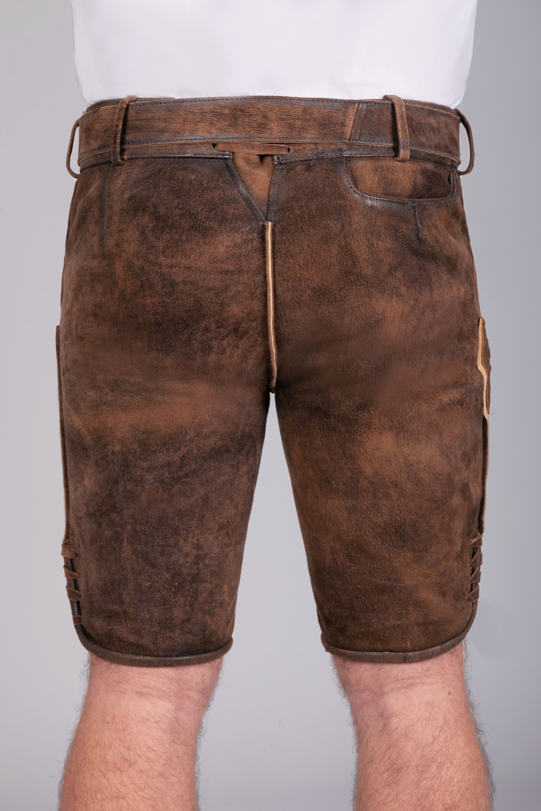 Kurze Wildbock Lederhose Bernd