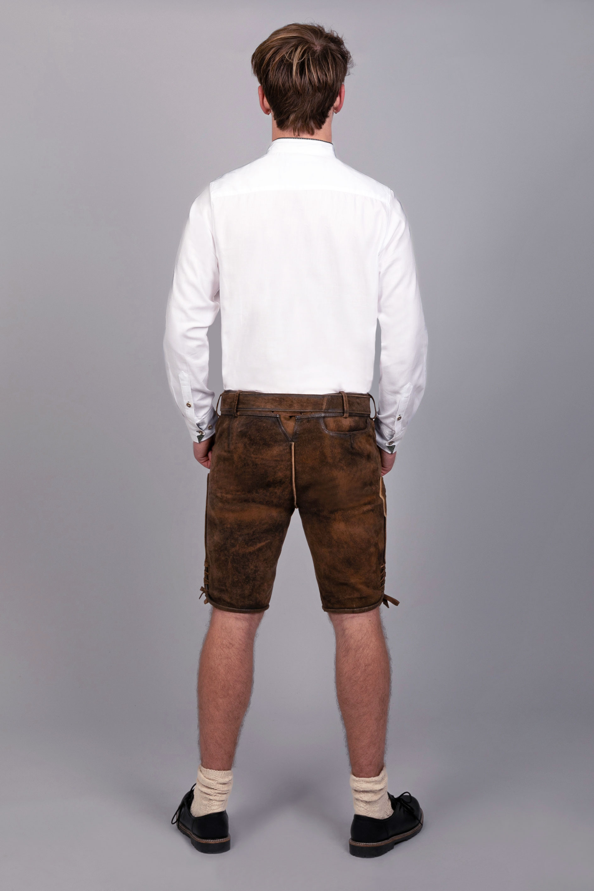 Kurze Wildbock Lederhose Bernd