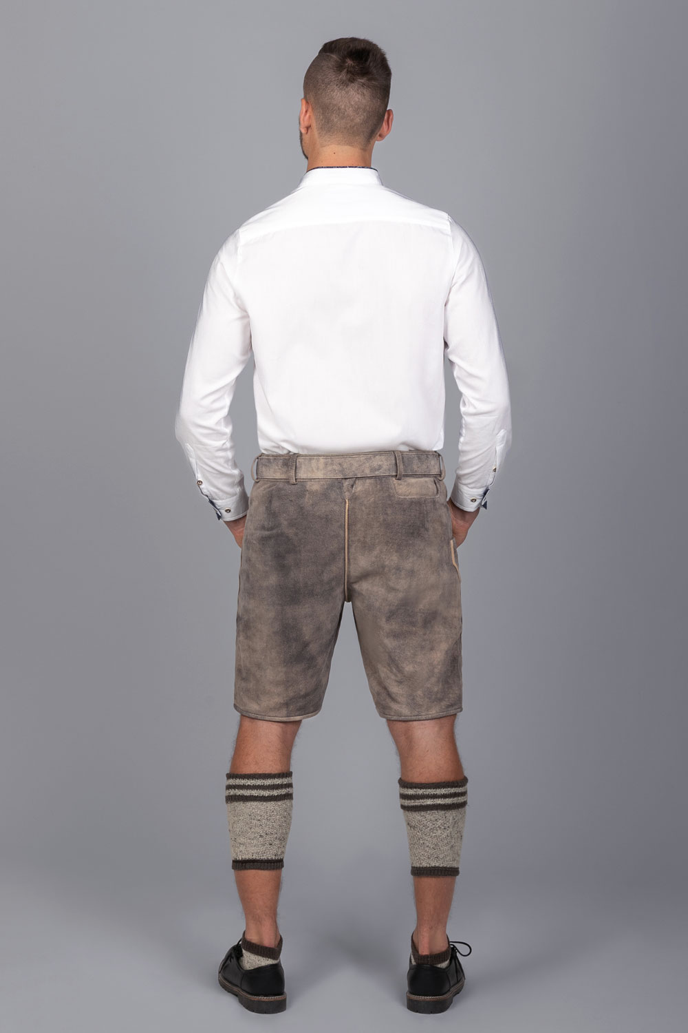 Kurze Wildbock Lederhose Maxl